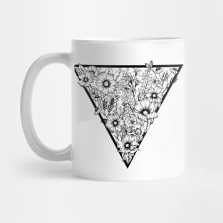 Triangle flowers Mug